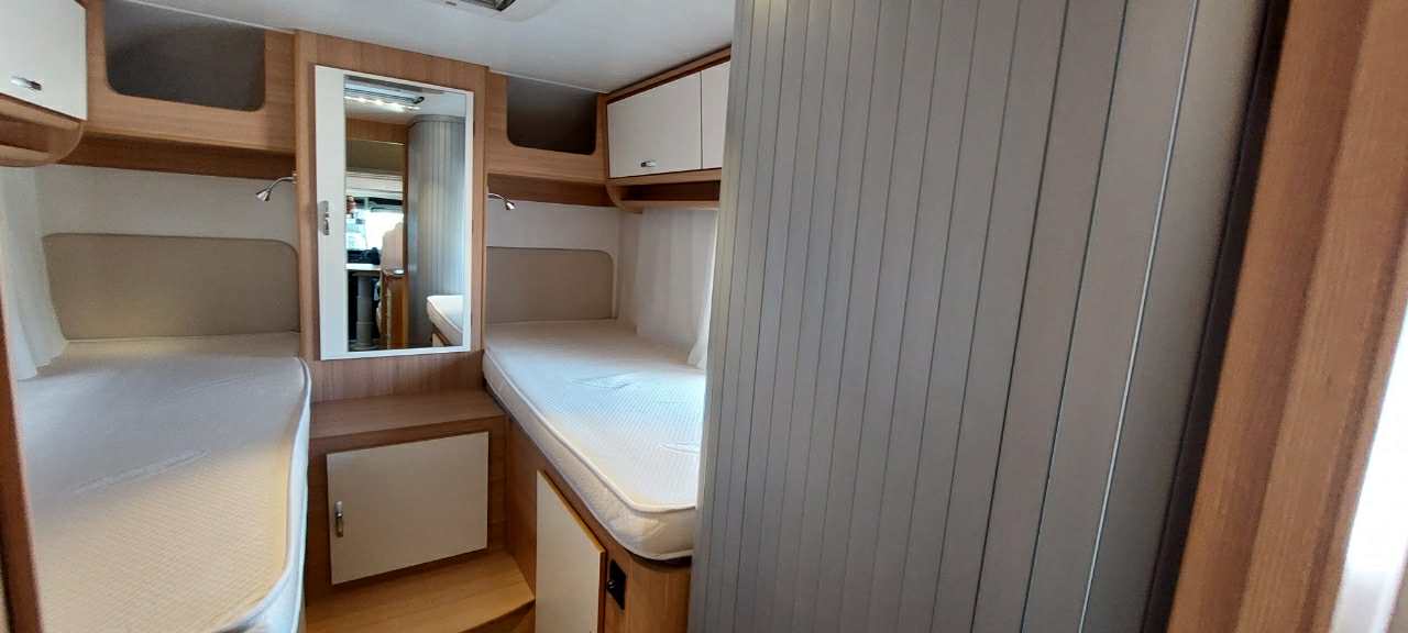 Twin beds and storage